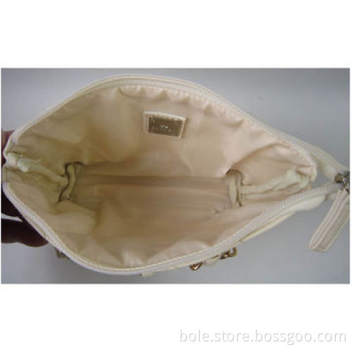 PU Cosmetic Bag with Quilting Design for Promotional, Nylon Zipper for Closure